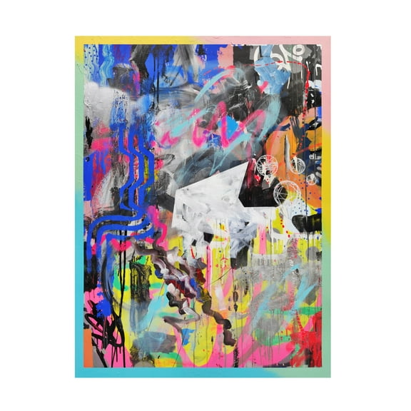 Trademark Fine Art Famous When Dead Abstra Canvas Wall Art