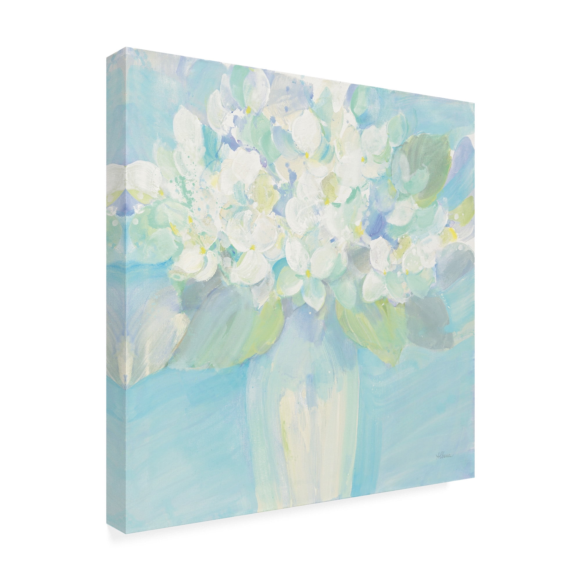Trademark Fine Art 'Pretty Pale Bouquet' Canvas Art by Albena Hristova