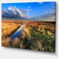 thumbnail image 2 of Beautiful Meadow with Blue Sky - Landscape Canvas Art Print, 2 of 4