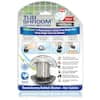TubShroom 1.25 in. - 2 in. Bathtub Drain Protector Hair Catcher Stainless Steel Finish