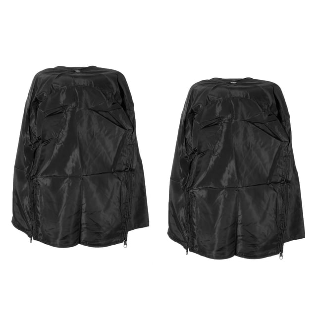 Unique Bargains Bird Cage Cover 17.32' Light Proof Shade Night Cover with Zipper, Black 2 Pack