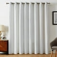 thumbnail image 3 of WARM HOME DESIGNS Velvet Extra Wide 84 Inches Lohg Ivory Curtains With Embossed Damask Design. VE PATIO 84 IVORY, 3 of 5