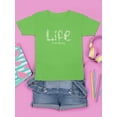 thumbnail image 3 of Life Is Beggining Daisies T-Shirt Juniors -Image by Shutterstock,  Large, 3 of 4