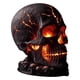 thumbnail image 1 of Lámpara de cabeza de calavera con luz LED espeluznante para decoración de Halloween y fiestas temáticas., 1 of 6