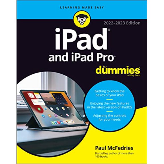 Pre-Owned Ipad and Ipad Pro for Dummies, 9781119875734, 1119875730, Paperback, 12 edition