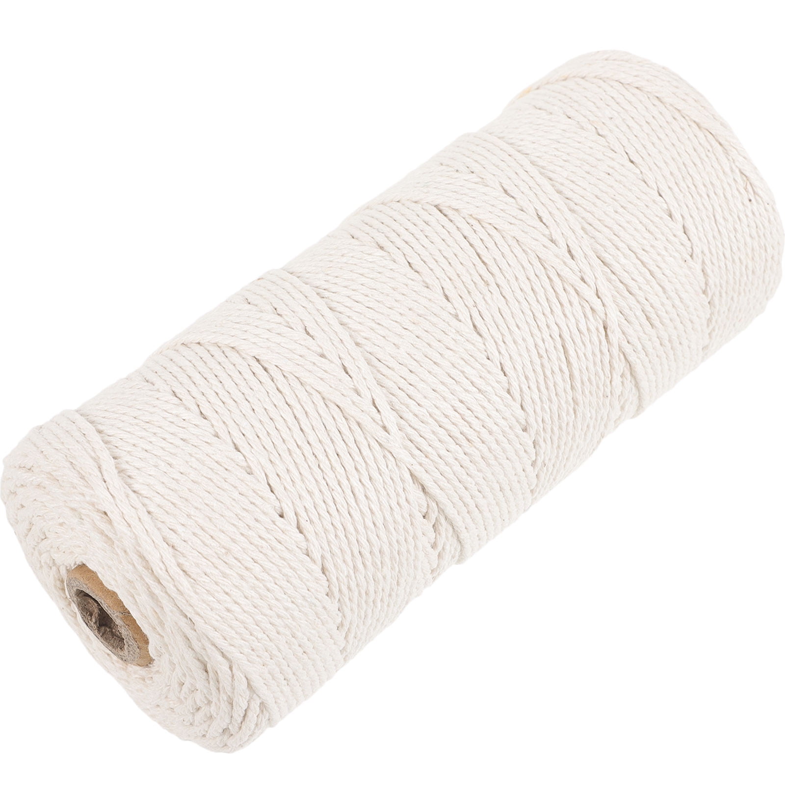 Raindrops White Cotton Bakers Twine Cord 2mm Thickness 200m Roll Ideal for Kitchen, Baking, Crafts and Food Packaging