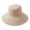 Beige, variant on Women's Style Wide Brim Fisherman Hat, Double Layer UV Protection Quick Dry Waterproof Outdoor Sun Hat
