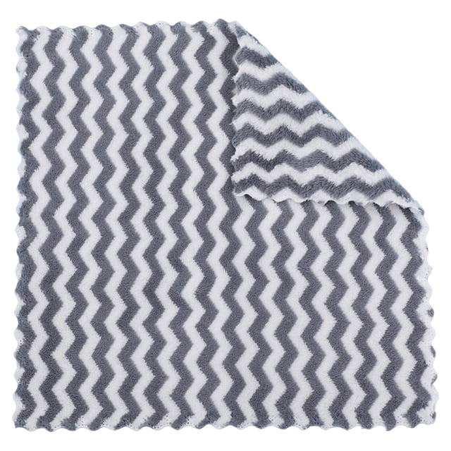 CSChome Towels Small Square Towels Set - 2Pcs Soft Highly Water Absorption, Non-Fading Quick Dry Hand Wipe Towels for Bathroom Supplies