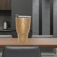 thumbnail image 4 of Taza de de material acero inoxidable 304, de vacío de agua de diamante, mini botella de agua, taza portátil taza térmica - dorado perfecl Taza de café aislada, 4 of 7