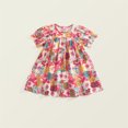thumbnail image 1 of WILLBEST Vestidos Casuales para Mujer Cortos Vestidos para Niñas para Uso Diario Informal Diseño Floral para Edades de 3 A 8 Años Ideal para Primavera y Verano Estilo Versátil para Eventos 100, 1 of 3