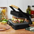 thumbnail image 5 of Beautiful 2-in-1 Panini Press & Grill, Black Sesame by Drew Barrymore, 5 of 21