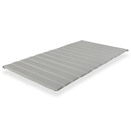 WAYTON, Covered Wooden Bed Covered Slats/Bunkie Board ...