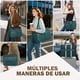 thumbnail image 2 of Bolsa para Laptop Mujer Portafolios para Mujer Bolsos para La Universidad Bolsa de Mano para Profesores Bolsillo con AcordeóN para Documentos & Bolsillo de Papel Aluminio Aislado, 2 of 4