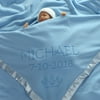 Personalized Crown Baby Blanket for Boys - Blue