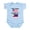 Sky Blue, variant on CafePress - Made In America With Filipino Parts Body Suit - Baby Light Bodysuit, Size Newborn - 24 Months