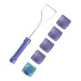 thumbnail image 4 of M Buder 5 Piezas Teclas de Metal Especiales Color Morado Placas Decorativas XDA para Teclado Mecánico de Aleación de Alta Calidad Resistentes al Desgaste (14.0 cm / 5.51 inches), 4 of 9