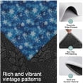 thumbnail image 3 of Blue Christmas Snowflake Pattern Kitchen Rugs Sets Of 3,Kitchen Runner Rugs Non Skid Washable,Decorative Kitchen Floor Mats for Kitchen,Sink,Laundry,17"x30"+ 17"x47" + 17"x59", 3 of 6
