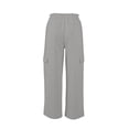 thumbnail image 5 of Women's Baggy Sweatpants Straight Leg Pants Clothes Fitness Clothing Women's Pants Wide Leg Pant Drawstring Casual Corgo Trousers With Pockets Gray L, 5 of 5