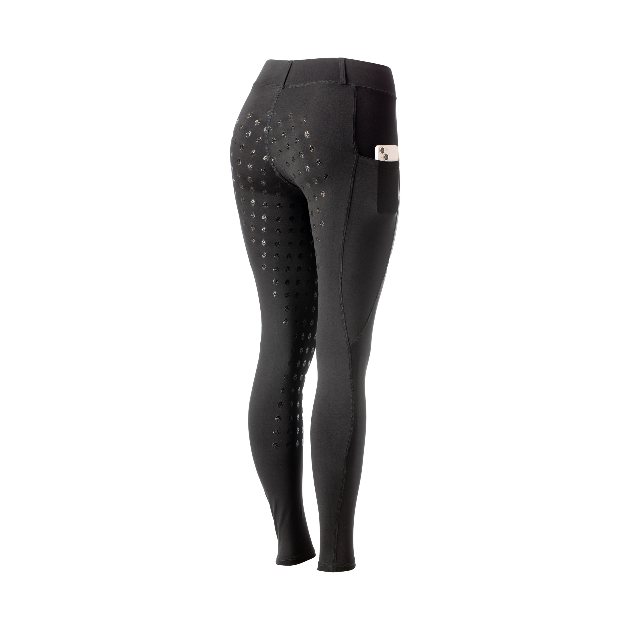 Equinavia Classic Womens Silicone Full Seat Horse Riding Pants with Phone Pockets | Equestrian Breeches Schooling Tights