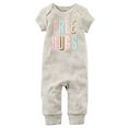 thumbnail image 2 of Carter's Baby Girls' Free Hugs Jumpsuit, 6 Months, 2 of 2