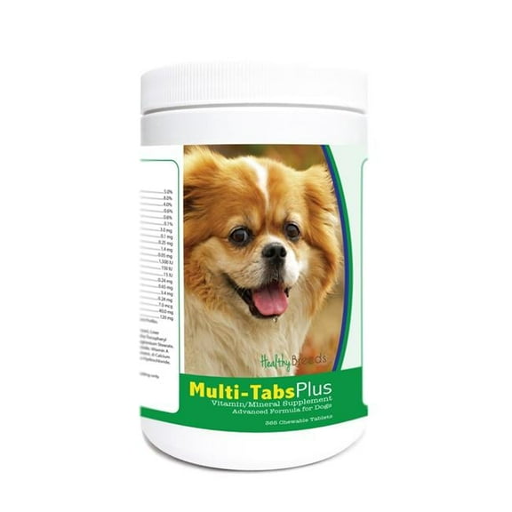 Healthy Breeds 840235172543 Tibetan Spaniel Multi-Tabs Plus Chewable Tablets - 365 Count