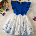 thumbnail image 2 of MEZZALL Toddler Children Girls Fly Sleeve Cartoon Prints Party Dresses Sundress Soft Baby Wear, 2 of 9