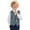 Balloon Star Pattern, variant on Christmas Elf Costume Candy Cane Kids Button Vest Polyester Fabric High Quality Classic Kids Stylish Formal Vest for Party Family Gathering