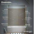 thumbnail image 3 of Sterling 71121120 Ensemble 60" X 32-1/8" Vikrell Soaking Bathtub For Alcove Installations, 3 of 3