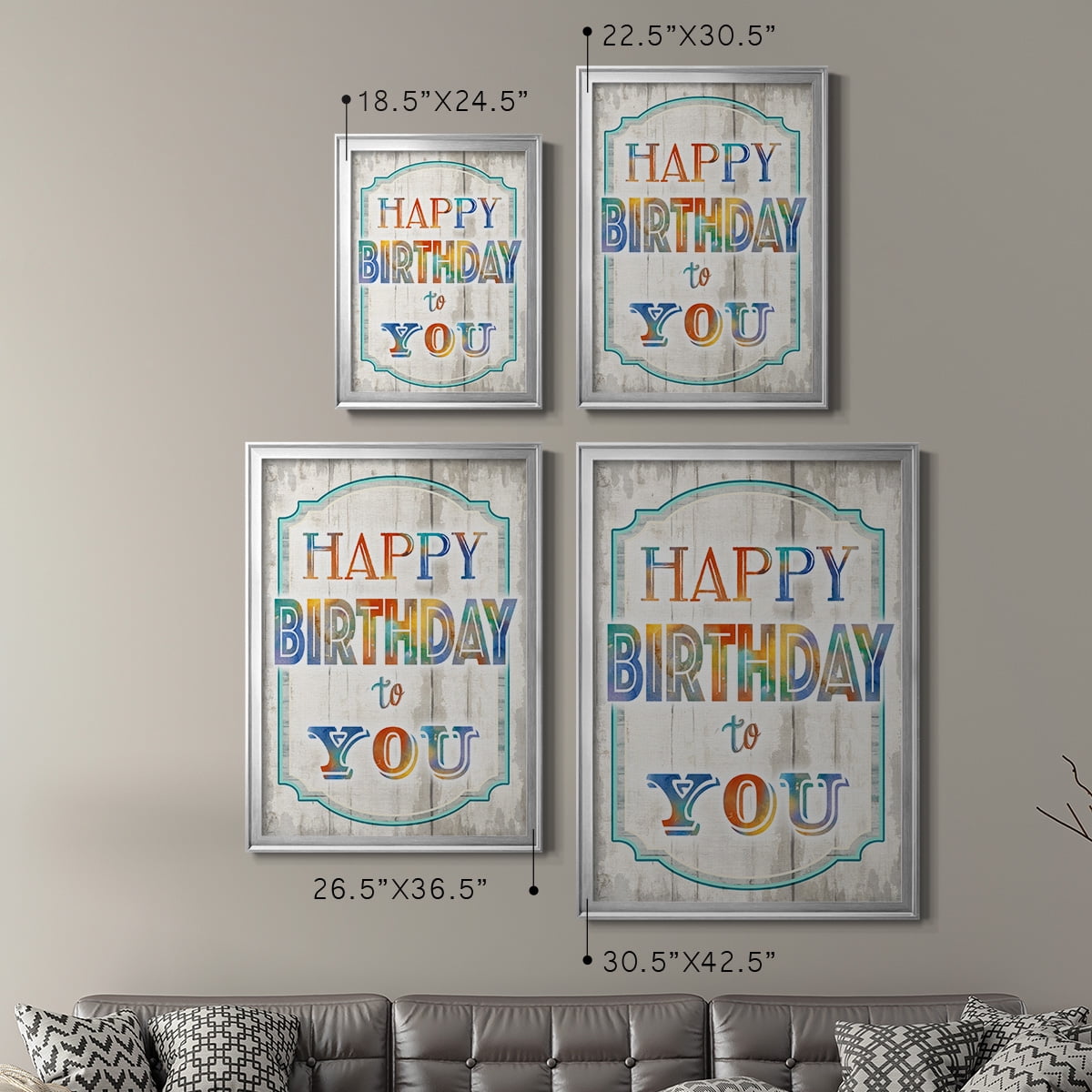 Happy Birthday to You Premium Framed Print - Ready to Hang