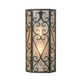 thumbnail image 3 of Meyda Tiffany 159022 Mia 2 Light 24" Tall Wall Sconce - Antique Iron Gate, 3 of 5