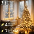 thumbnail image 4 of Soagrc 132FT 400 LED Christmas String Lights, Bright Warm White to Multicolor String Lights with 11 Modes, Durable Waterproof Design for Indoor Outdoor Tree Decor, Timer Included, 4 of 8