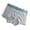 Blue, variant on zeranth Men Underpants Color Matching Soft Mid Waist Elastic Striped Anti-septic Moisture-wicking U Convex Pounch Quick Dry Men Boxers Underwear
