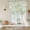 Light Green, variant on Blue Spring Floral Balloon Curtains 63 Inch Length for Living Room/Bedroom, Elegant Farmhouse Flowers Birds Watercolor Rod Pocket Privacy Door Curtains Decorative Tie Up Shade for Window 52"x63"