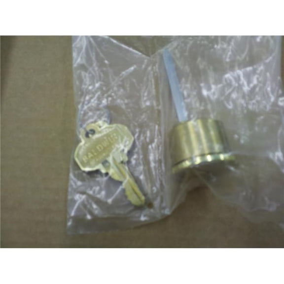 Baldwin 8333031 Cylinder Trim with Tail, Non-Lacquered Brass