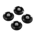 thumbnail image 4 of 4 Pcs Outdoor Inline Roller Skates Skating Replacement PU Wheel Scooter 64mm Black, 4 of 7