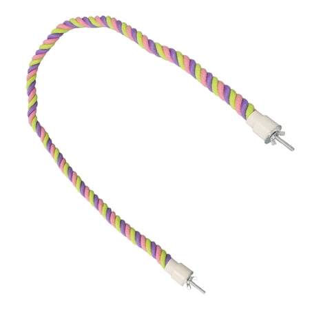Bird Rope Perch, Climbing Rope Bird Toys Interactive Colorful Bite Resistance Multipurpose For Cockatiels For Lovebirds For Parakeet