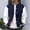 Navy, variant on Men's Classic Varsity Jacket, Color-Block Baseball Bomber Jacket with Ribbed Trim, Casual College-Style Coat, 6 Colors, S-3XL