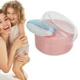 thumbnail image 1 of Borla de polvo corporal y contenedor Caja de almacenamiento de talco para niños Borla de polvo corporal y contenedor para baño y viajes Para mujeres y bebés Botella de biberón, 1 of 5