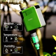 RainPoint Smart Wi-Fi Water Timer, Automatic Irrigation System with APP Remote Control, Sprinkler Hose Timer for Outdoor Garden, Brass Inlet Watering Controller, HTV107