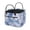 Blue Butterfly Marble Print, variant on KUIFORTI Cute Ladybug Quilted Storage Basket with Handles Laundry Hamper Organizer Bin for Home, Picnic, Shopping, Travel Soft Portable 12.59"x11.02"x10.62"
