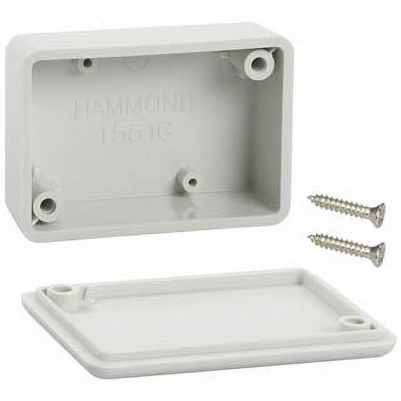 1551GGY - Boîte de Projet 2X1.4X.8IN PLAS GREY