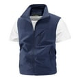 thumbnail image 2 of Feipeng Men's Casual Lightweight Outdoor Fishing Work Safari Travel Photo Cargo Vest Jacket Multi Pockets, 2 of 9