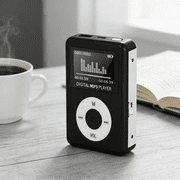 GJX Mini USB MP3 Player with LCD Screen, Portable HiFi Music Player Supports 32GB TF Card, Metal Audio Recorder