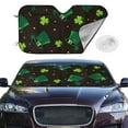 thumbnail image 4 of Goofa St. Patrick's Day8 Printed Car Windshield Sunshade,Foldable Reflective Sun Visor,UV Protection Heat Blocker Sunshade,Car Cooling Accessory-Small, 4 of 7