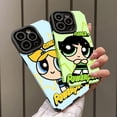 thumbnail image 2 of Funda De Cuero Para Teléfono Powerpuff Girl Para iPhone 11 12 13 14 Pro MAX 7 8 Plus X XR 11Pro 14Pro 13Pro XS SE 2022 Protectora De Silicona De Dibujos Animados Suave A Prueba De Golpes, 2 of 4