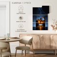 thumbnail image 4 of Elephant Stock Cool Whiskey Wall Art - Vertical Multi Panel Canvas - Dining Room Wall Decor - Food And Drink Multi Panel - Blue And Brown Decor - 36" x 57", 4 of 4