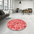 thumbnail image 4 of Ahgly Company Machine Washable Indoor Rectangle Transitional Red Area Rugs, 8' x 12', 4 of 7