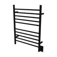 thumbnail image 2 of Amba RWH-SMB Radiant Straight 10 Bar Plug In Bathroom Towel Warmer, Matte Black, 2 of 4
