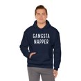 thumbnail image 5 of Gangsta Napper Funny Lazy Adult Unisex Pullover Sweatshirt Hoodie Sayings, 5 of 5