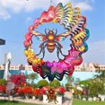 thumbnail image 5 of Wind Spinner Outdoor,Flowering Bee Mandala Wind Chimes Winds Mandala, 5 of 5